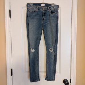 Like-New Hudson Krista Distressed Skinny Jeans